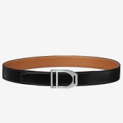Best Replica Hermes Etrier Buckle Belt & Brown Clemence 32 MM Strap HJ00728