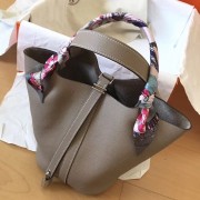 Cheap Hermes Tourterelle Picotin Lock PM 18cm Handmade Bag Replica HJ00538