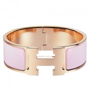 Copy Copy Hermes Rose Dragee Enamel Clic Clac H PM Bracelet HJ00386