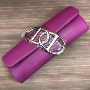 Copy Luxury Replica Hermes Handmade Egee Clutch In Cyclamen Swift Leather HJ00946