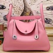 Fake High End Hermes Pink Clemence Lindy 34cm Bag HJ00611