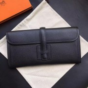 Hermes Black Epsom Jige Elan 29 Clutch HJ00729
