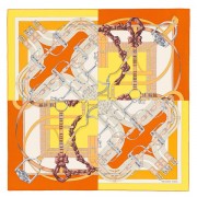 Hermes Yellow Grand Manege A Jouets Shawl 140cm HJ00396
