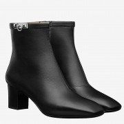 Imitation Hermes Black Calfskin Power Low Boot HJ00867
