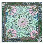 Imitation Imitation Hermes Vert Flowers Of South Africa Silk Scarf HJ00239