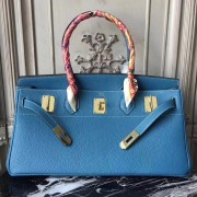 Knockoff AAA Hermes Blue JPG Birkin 42cm Shoulder Bag HJ00989