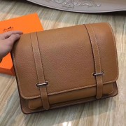 Knockoff Hermes Brown Steve 35 Messenger Bag HJ00526