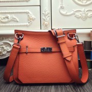 Knockoff Hermes Orange Medium Jypsiere 31cm Bag HJ01006