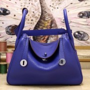 Replica Hermes Blue Electric Clemence Lindy 30cm Bag HJ00015