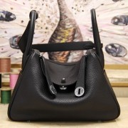 Replica Luxury Hermes Black Clemence Lindy 34cm Bag HJ00478