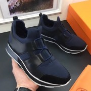 Replica Top Designer Hermes Men Navy/Noir Player Sneakers HJ01323