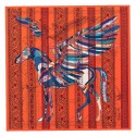 AAA 1:1 Hermes Orange Le Pegase D'Hermes Au Bloc Shawl Replica HJ01138