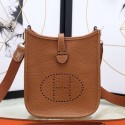 Best Cheap Hermes Brown Evelyne II TPM Messenger Bag HJ00876