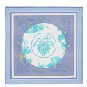 Best Fake Hermes Mauve Ex-Libris Coloriage Silk Shawl HJ00294