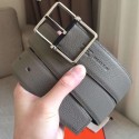 Cheap Copy Hermes Grey Saddle 38MM Reversible Belt HJ01314