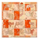 Cheap Replica 1:1 Hermes Beige Della Cavalleria Favolosa Silk Twill Scarf HJ00039