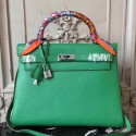 Copy AAA Hermes Bamboo Clemence Kelly 32cm Retourne Bag HJ00992