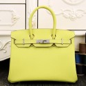 Designer Hermes Birkin 30cm 35cm Bag In Yellow Epsom Leather HJ00452