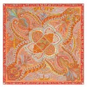 Fake Hermes Orange Le Jardin De La Maharani Shawl Replica HJ00979