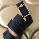 Fake Perfect Hermes Oscar Buckle 40 MM Belt Black Reversible Leather HJ00948