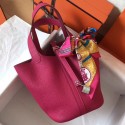 Fashion Replica Hermes Peach Picotin Lock MM 22cm Handmade Bag HJ01316