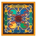 Faux Hermes Yellow Tatersale Cashmere Shawl 140 HJ00649