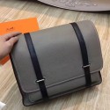 Hermes Bicolor Steve 35 Messenger Grey Bag HJ01362