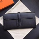 Hermes Black Epsom Jige Elan 29 Clutch HJ00729