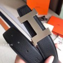 Hermes Constance Belt Buckle & Black Clemence 38 MM Strap HJ00558