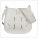 Hermes Evelyne III Bag White HJ00790