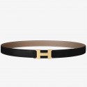 Hermes Mini Constance Belt Buckle & Taupe Epsom 24 MM Strap HJ01272