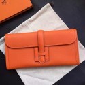 Hermes Orange Epsom Jige Elan 29 Clutch HJ00780