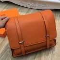 Hermes Orange Steve 35 Messenger Bag HJ00176