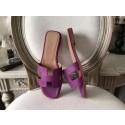 Hot Replica Hermes Oran Sandals In Cyclamen Epsom Leather HJ00168