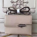 Imitation AAA Discount Hermes Grey Epsom Verrou Shoulder Handmade Bag HJ00893