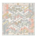 Imitation Hermes Blanc Sangles En Zigzag Silk Scarf HJ01185