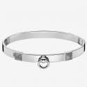 Imitation Hermes Silver Collier De Chien Bracelet HJ00467