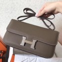 Imitation High End Hermes Etoupe Epsom Constance Elan 25cm Bag HJ00316