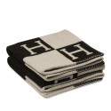 Imitation Replica Hermes Black Avalon Blanket HJ00253