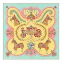Knockoff Best Cheap Hermes Soufre Paperoles Silk Twill Scarf HJ00131