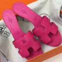 Knockoff Best Knockoff Hermes Rose Red Epsom Oasis Sandals HJ01127