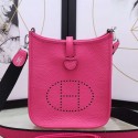Knockoff Designer Replica Hermes Rose Red Evelyne II TPM Messenger Bag HJ00507