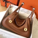 Knockoff High End Fake Hermes Gold Lindy 26cm Swift Handmade Bag HJ01282