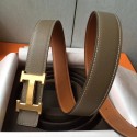 Knockoff Replica Hermes H Belt Buckle & Taupe Epsom 32 MM Strap HJ00953
