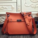 Luxury Fake Hermes Orange Large Jypsiere 34cm Bag HJ00434