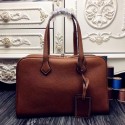 Replica 1:1 Hermes Victoria II 35cm Bag In Brown Leather Replica HJ01290