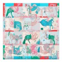 Replica Hermes Aqua Della Cavalleria Favolosa Silk Twill Scarf Replica HJ00726