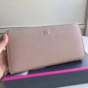 Replica Hermes Grey Clemence Azap Zipped Wallet Replica HJ00545