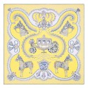 Replica Hermes Jaune Paperoles Silk Twill Scarf HJ00029