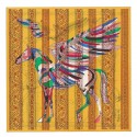 Replica Hermes Yellow Le Pegase D'Hermes Au Bloc Shawl Replica HJ00962